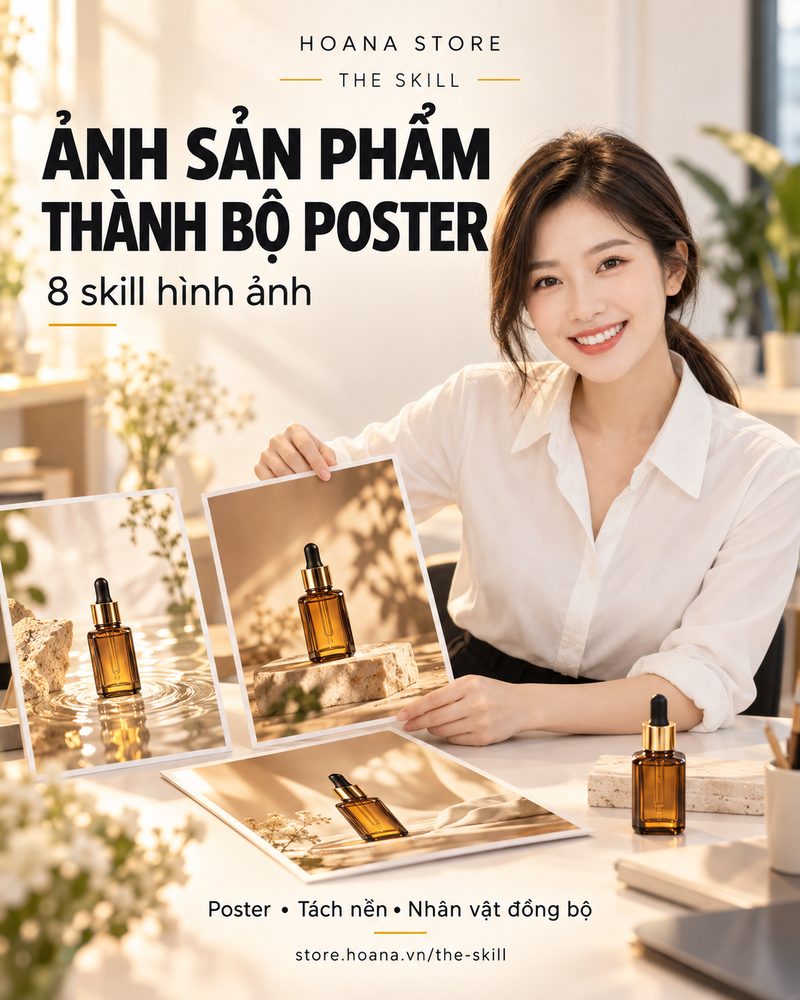Skill hình ảnh — bộ poster ảnh sản phẩm